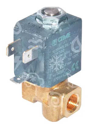 elektroventil CEME, 5220VN2, OS...AIF, 2-cestný, 230V, 1/8